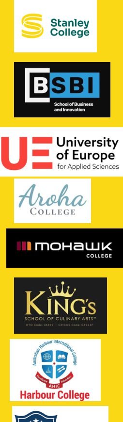 Partner institution logo reference, sheet 1